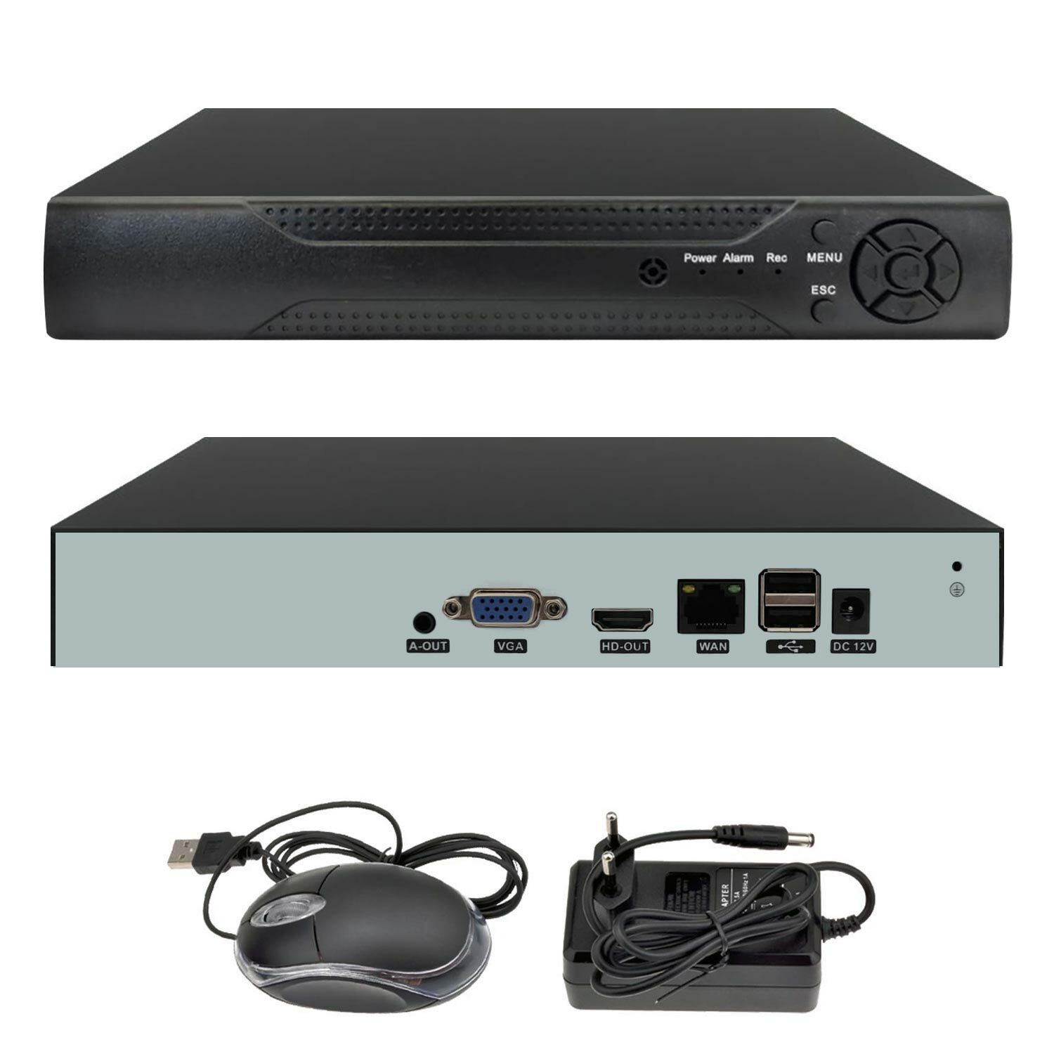 POLCAM NVR-16 İp Nvr Kayıt Cihazı 16 Kanal 5mp Xmeye