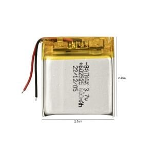 POLİMER PİL 3.7V 600MAH NARİTA 602525