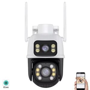RADEX RX-28AI Smart Güvenlik Kamerası 2 Kameralı 3+3mp Wi-Fi Ptz Renkli Gece Görüş