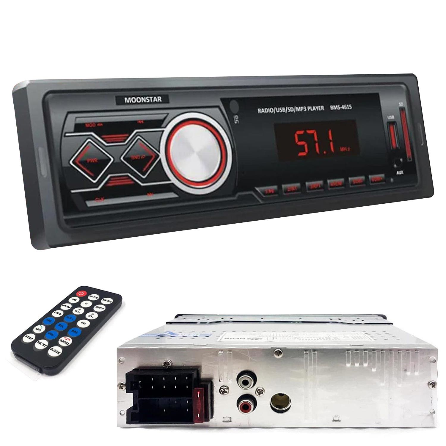 OTO TEYP 4X50W BT/USB/SD/FM/AUX MOONSTAR BMS-4203