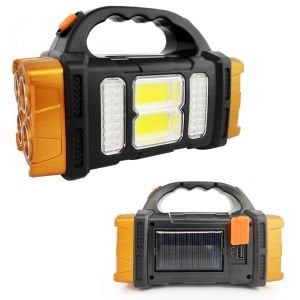 SOLAR KAMP LAMBASI ACİL DURUM IŞIĞI ŞARJLI BEYAZ GÜNIŞIĞI LED+COB 25W OR-2678