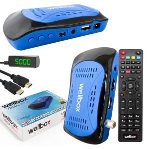 WELLBOX VEGA Uydu Alıcı Mini Full Hd Wifi Youtube Destekli