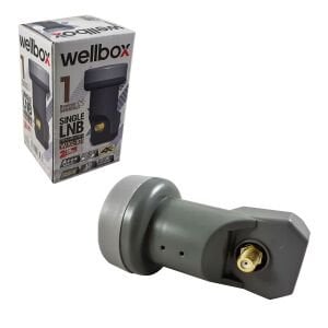 LNB TEKLİ (SINGLE) GOLD 0.1DB 3D 4K WELLBOX WXL-101/WXL-201