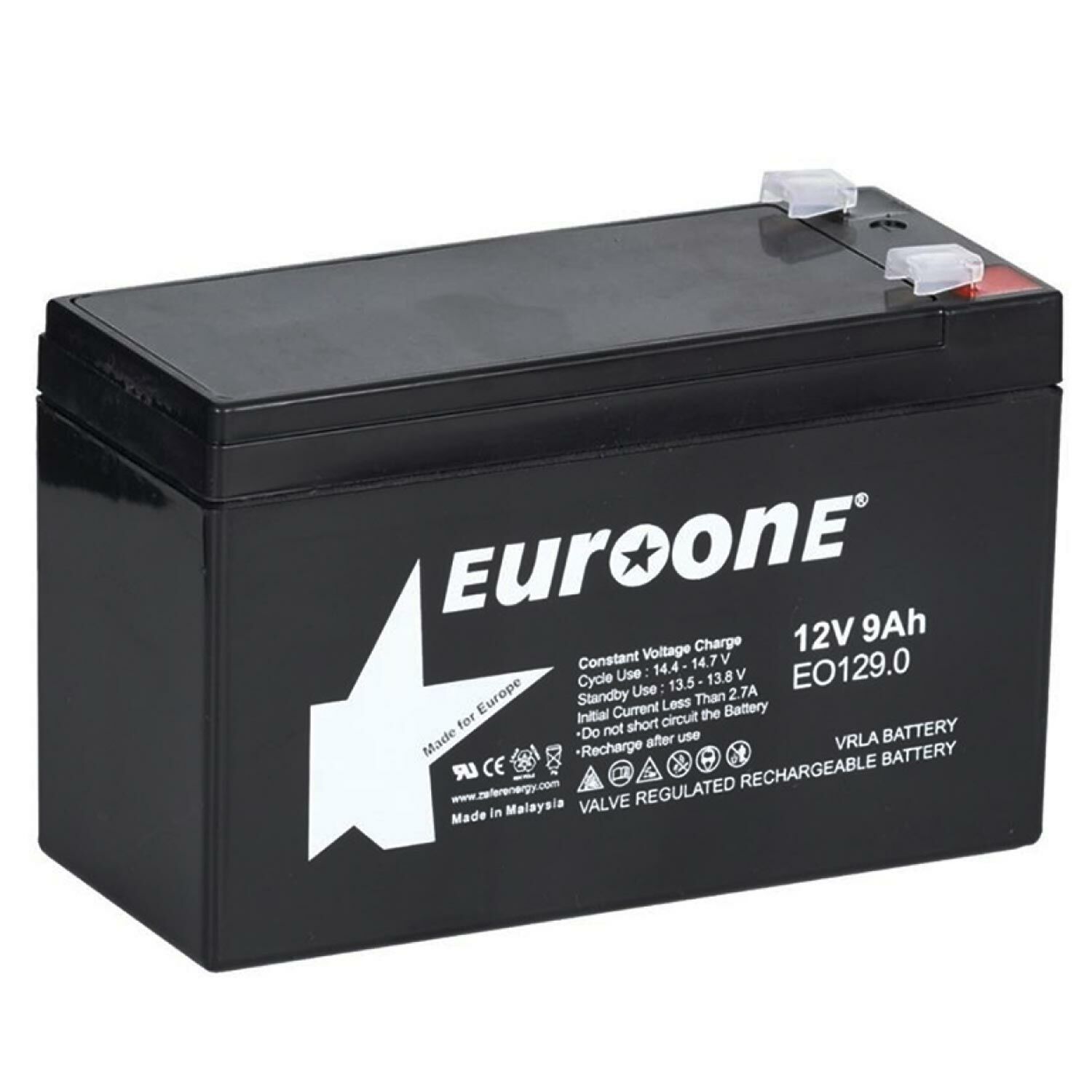 EUROONE Kuru Akü 12V 9Ah (15X6.5X9.5cm)