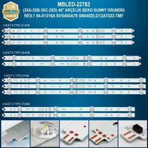 MBLED (3XA-2XB-3XC-2XD) 40 İnç Arçelik Beko Sunny Grundig Rev.1 94-01316A Svs400A79 Sn040Dld12At022-Tmf