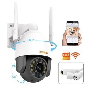 AKILLI GÜVENLİK KAMERASI 2MP PTZ WIFI RENKLİ GECE GÖRÜŞ AVENİR AV-S300