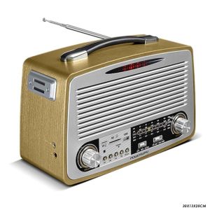 RADYO NOSTALJİ ŞARJLI PİLLİ BT/USB/SD/AUX/FM POWERWAY NSJ-07