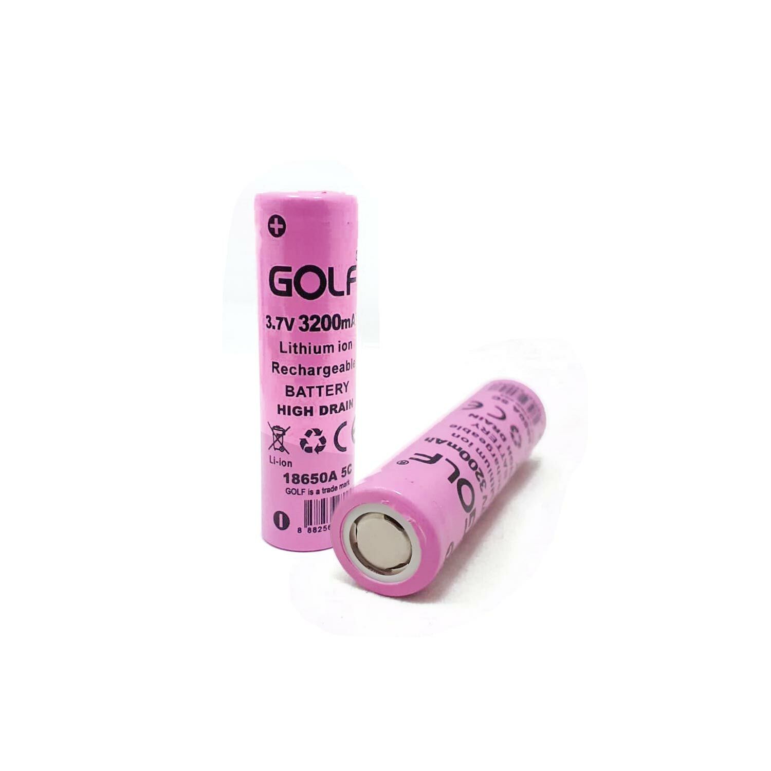 ŞARJLI PİL 3.7V 3200MAH 18650A BAŞLIKSIZ GOLF