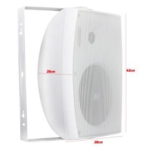 SÜTUN HOPARLÖR 16CM 80W BEYAZ TRAFOLU TRAFOSUZ 2 YOLLU NWORK NX-8