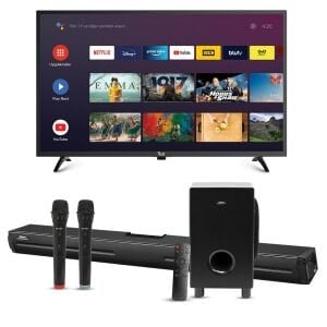 TELEVİZYON LED TV 32 GOOGLE ANDROID + TV SES SİSTEMİ SETİ NEXT