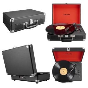 MİKADO NOSTALGİA MN-P317 Müzik Kutusu Pikap Rca Bluetooth