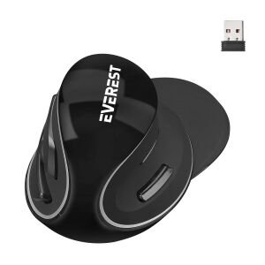 KABLOSUZ MOUSE ERGONOMİK DİKEY 6 TUŞLU 125HZ 1600DPI EVEREST SM-G618 EXCEED