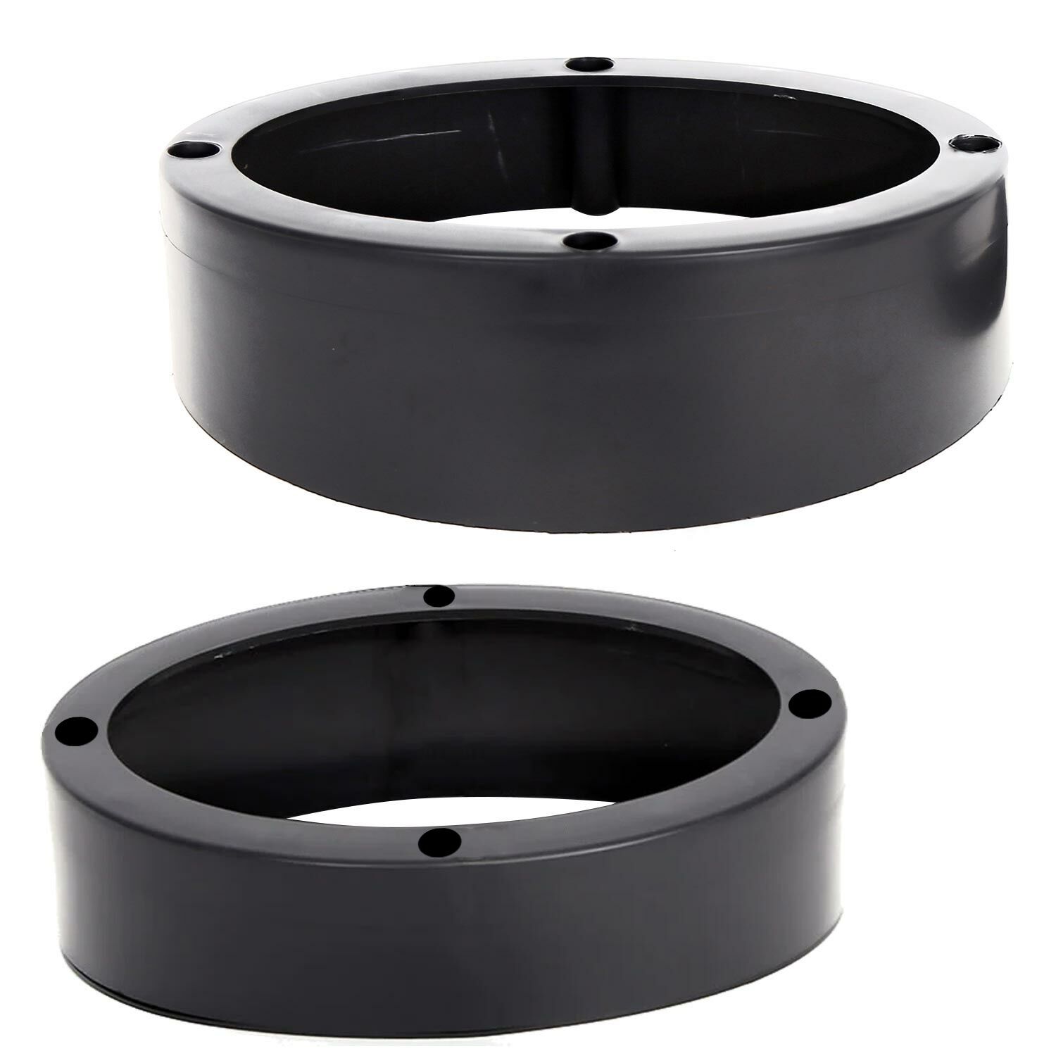 OVAL HOPARLÖR YÜKSELTME SİYAH PLASTİK BÜYÜK BOY (2 ADET)