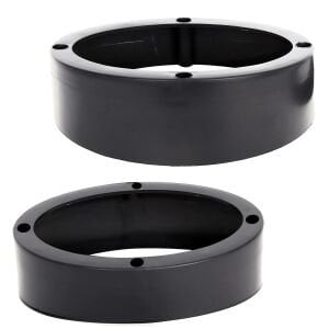 OVAL HOPARLÖR YÜKSELTME SİYAH PLASTİK BÜYÜK BOY (2 ADET)