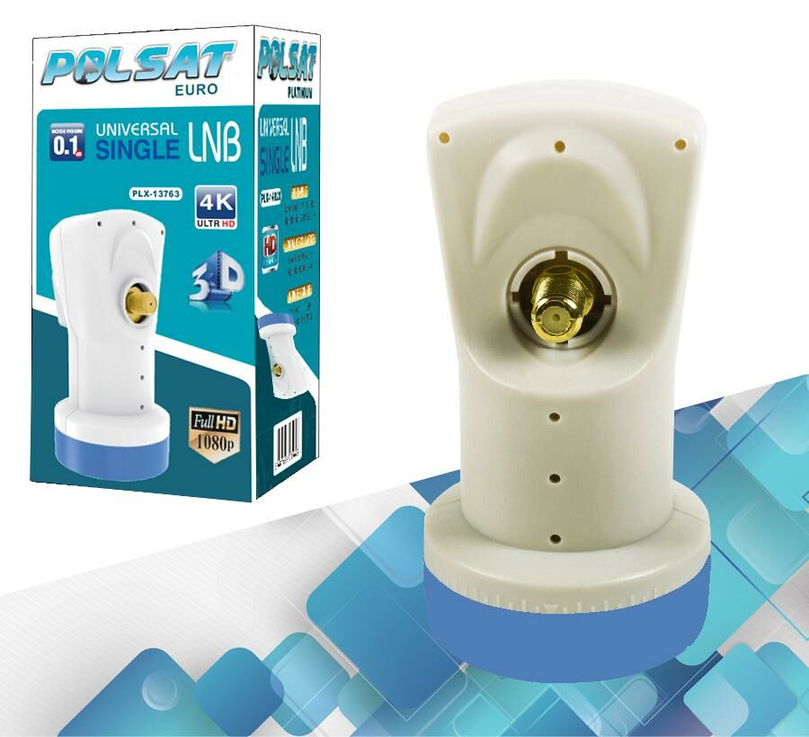 LNB TEKLİ (SINGLE) GOLD 1DB 3D 4K POLSAT EURO