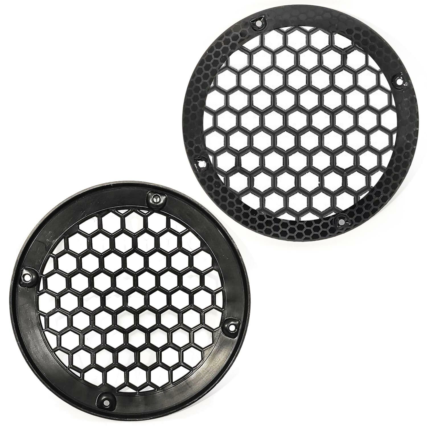 HOPARLÖR KAPAK 16CM İNCE SİYAH PLASTİK (2 ADET)