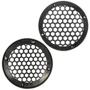 HOPARLÖR KAPAK 16CM İNCE SİYAH PLASTİK (2 ADET)