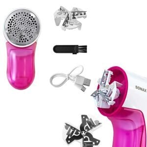 SONAX PRO SN-9911 Tiftik Kazak Tüy Temizleme Makinesi Şarjlı