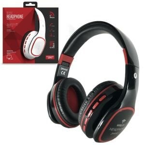 KABLOSUZ KULAK ÜSTÜ KULAKLIK MİKROFONLU BLUETOOTH AUX/SD/FM SİYAH POWERWAY BTX-100