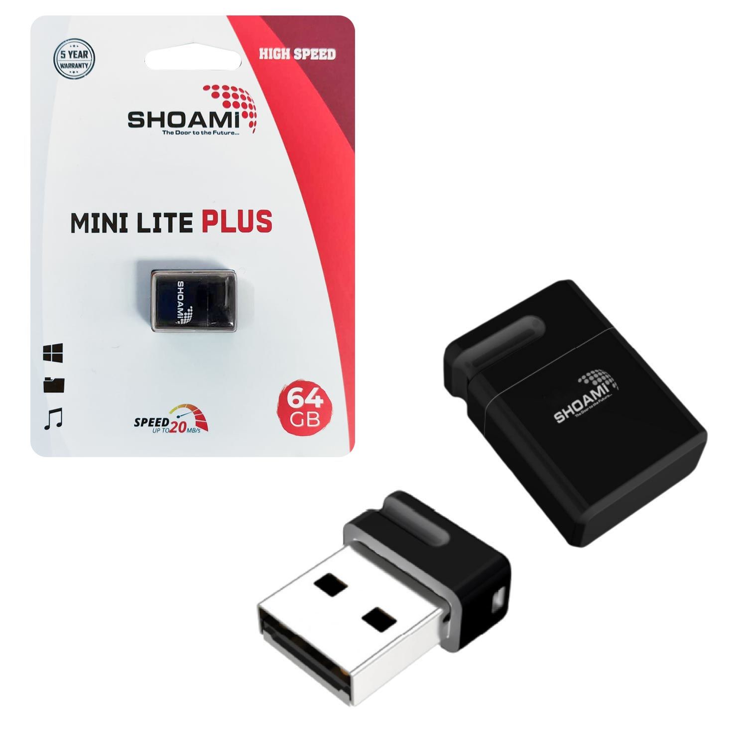 SHOAMİ SH-UM64 Usb Flash Bellek Mini Lite Plus 64GB