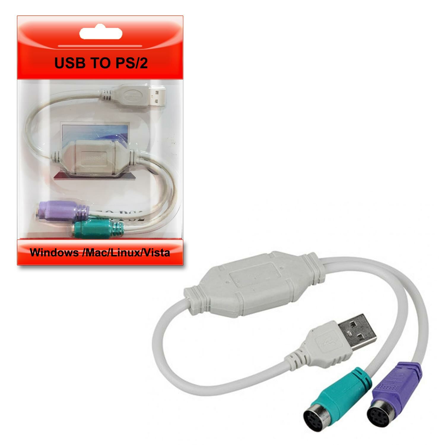 KABLO USB TO PS2 DÖNÜŞTÜRÜCÜ NARITA