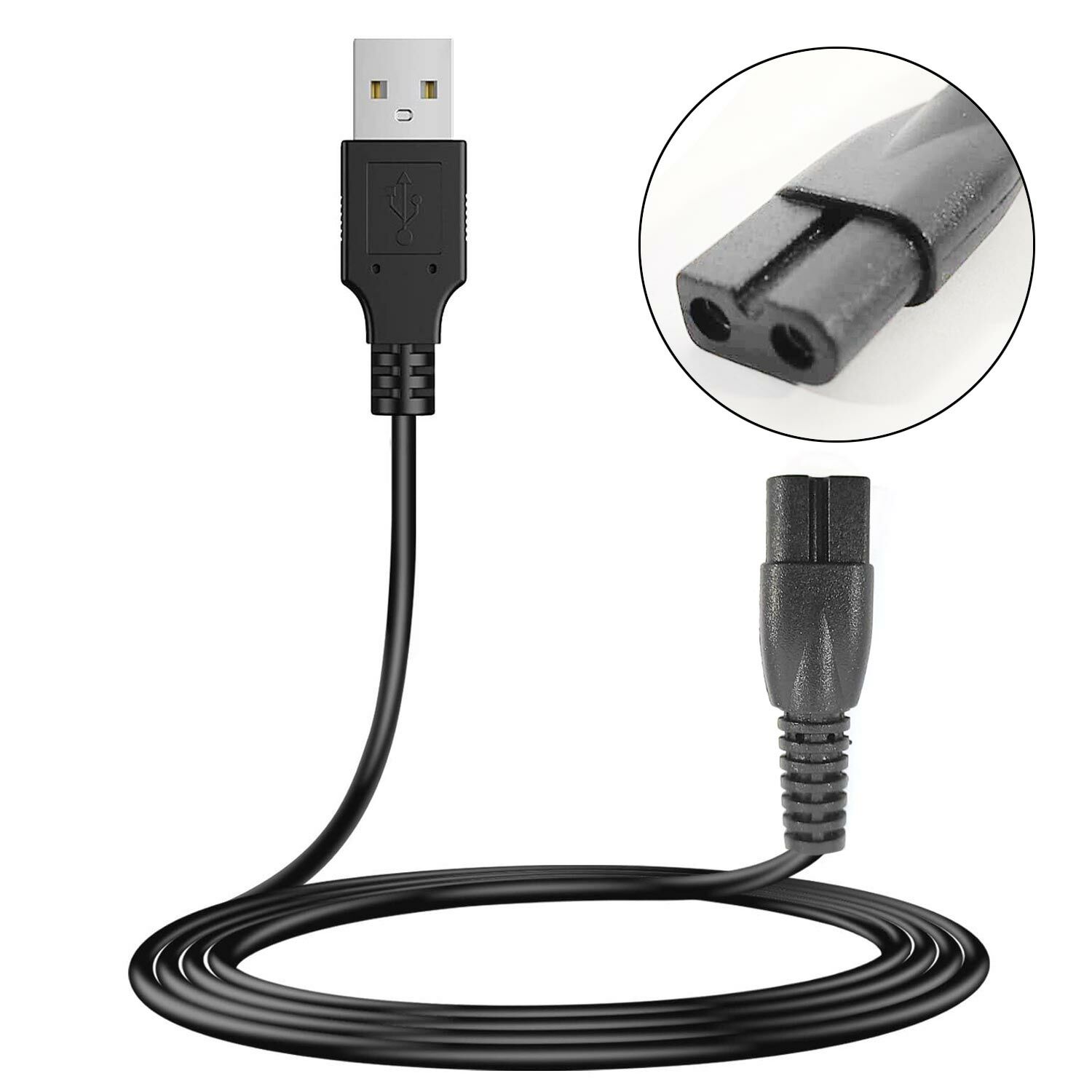 TIRAŞ KABLOSU USB 1MT SİYAH NO4 G-5354