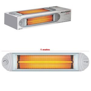 INFRARED ELEKTRİKLİ UFO SOBA ISITICI 2500W AWOX ECOTEC (DUVAR TİPİ)