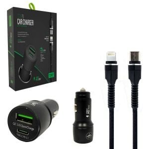 ARAÇ ŞARJ ADAPTÖR TYPE-C TO IPHONE APPLE PD18W POWERWAY CC-35