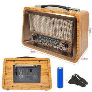 RADYO NOSTALJİ ŞARJLI BT/USB/SD/FM MEGA MG-810BT