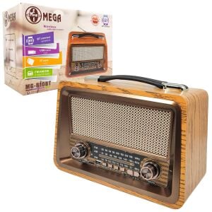 RADYO NOSTALJİ ŞARJLI BT/USB/SD/FM MEGA MG-810BT