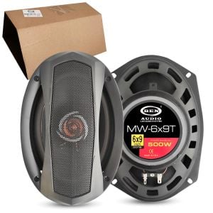 OTO HOPARLÖR OVAL 6X9 500W KAPAKLI 1 ADET BEN AUDIO MW-6X9T