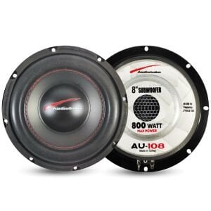 OTO BASS SUBWOOFER 20CM 800W 1 ADET AUDIOBAHN AU-108