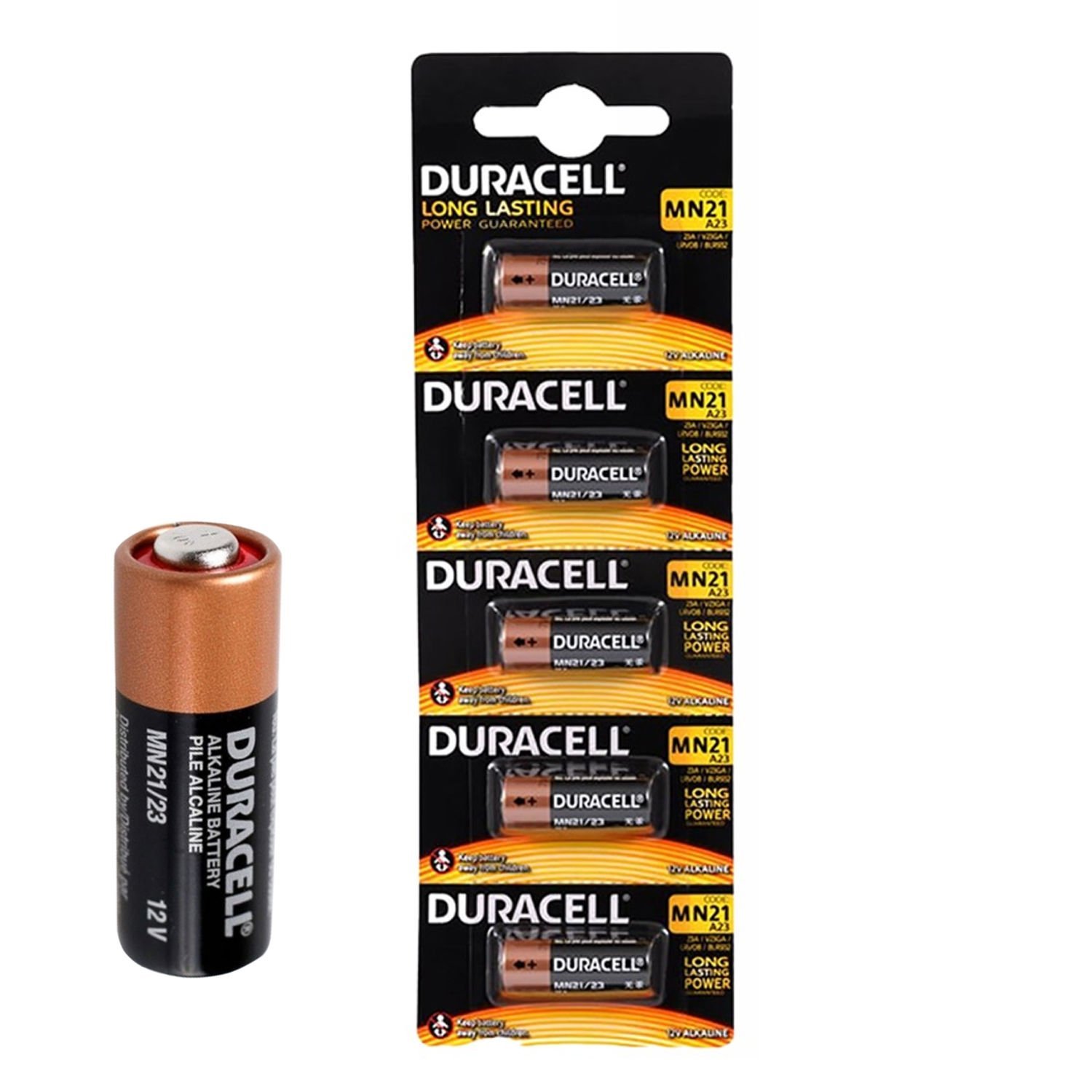 PİL 23A 12V ALKALIN (BEŞLİ PAKET) DURACELL MN21