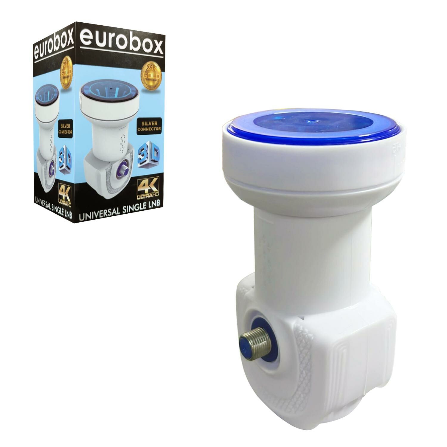 EUROBOX EU-111 Tekli Lnb (Single) 0.1Db 3D Fhd 4K