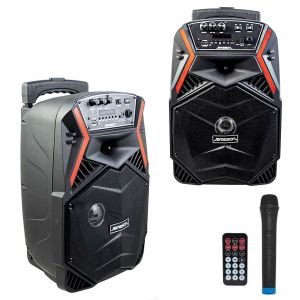 SEYYAR ANFİ EL MİKROFONLU 20CM 30W BT/USB/SD JAMESON TR-92EY