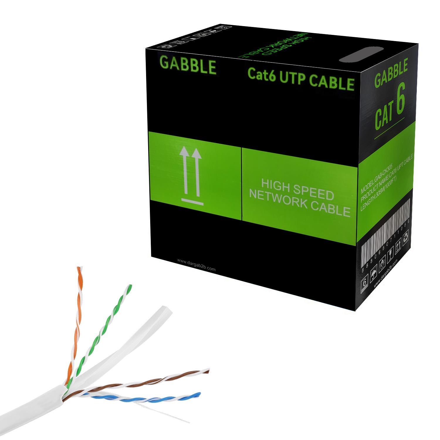 GABBLE GAB-CK305 Cat6 Kablo 23Awg 305 Metre