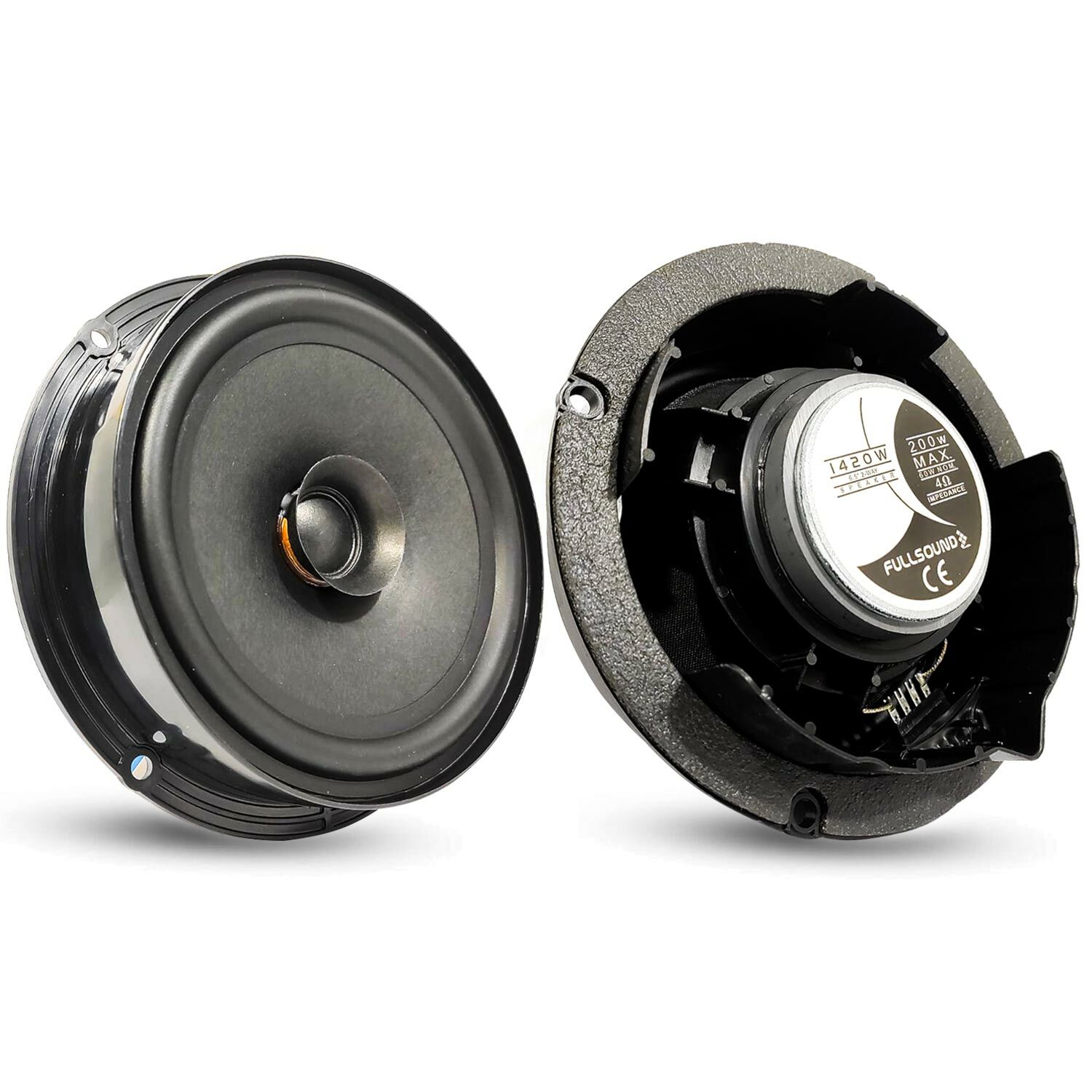 OTO HOPARLÖR 16CM 200W 1 ADET ÇERÇEVELİ VOLKSWAGEN FULLSOUND K-1420W