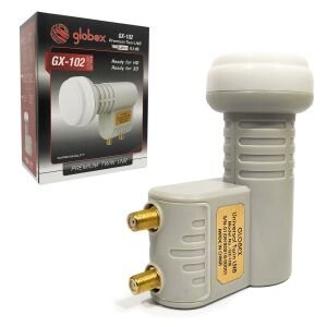 LNB İKİLİ (TWİN) GOLD 0.1DB 3D 4K GLOBEX GX-102