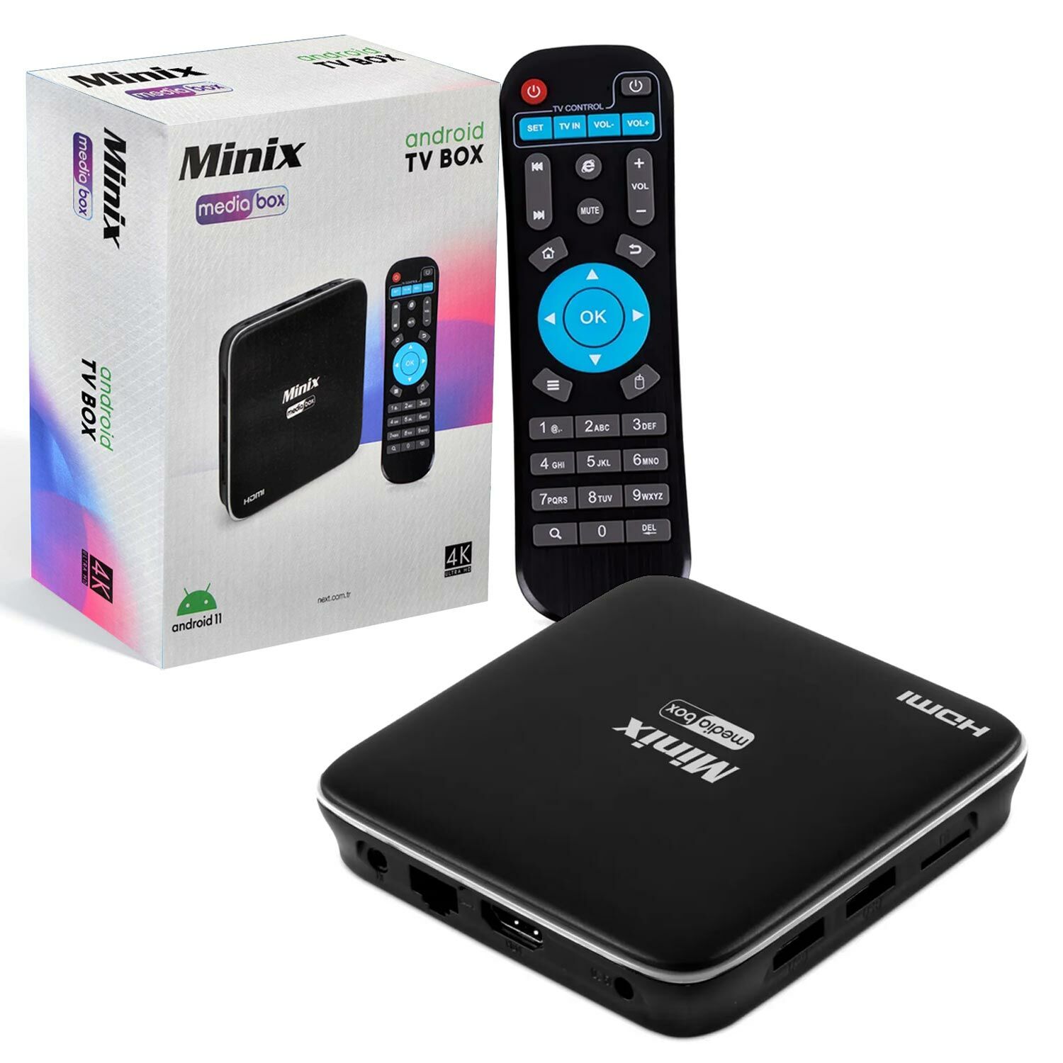 ANDROİD TV BOX 2GB RAM 16GB ROM NEXT MİNİX MEDIABOX