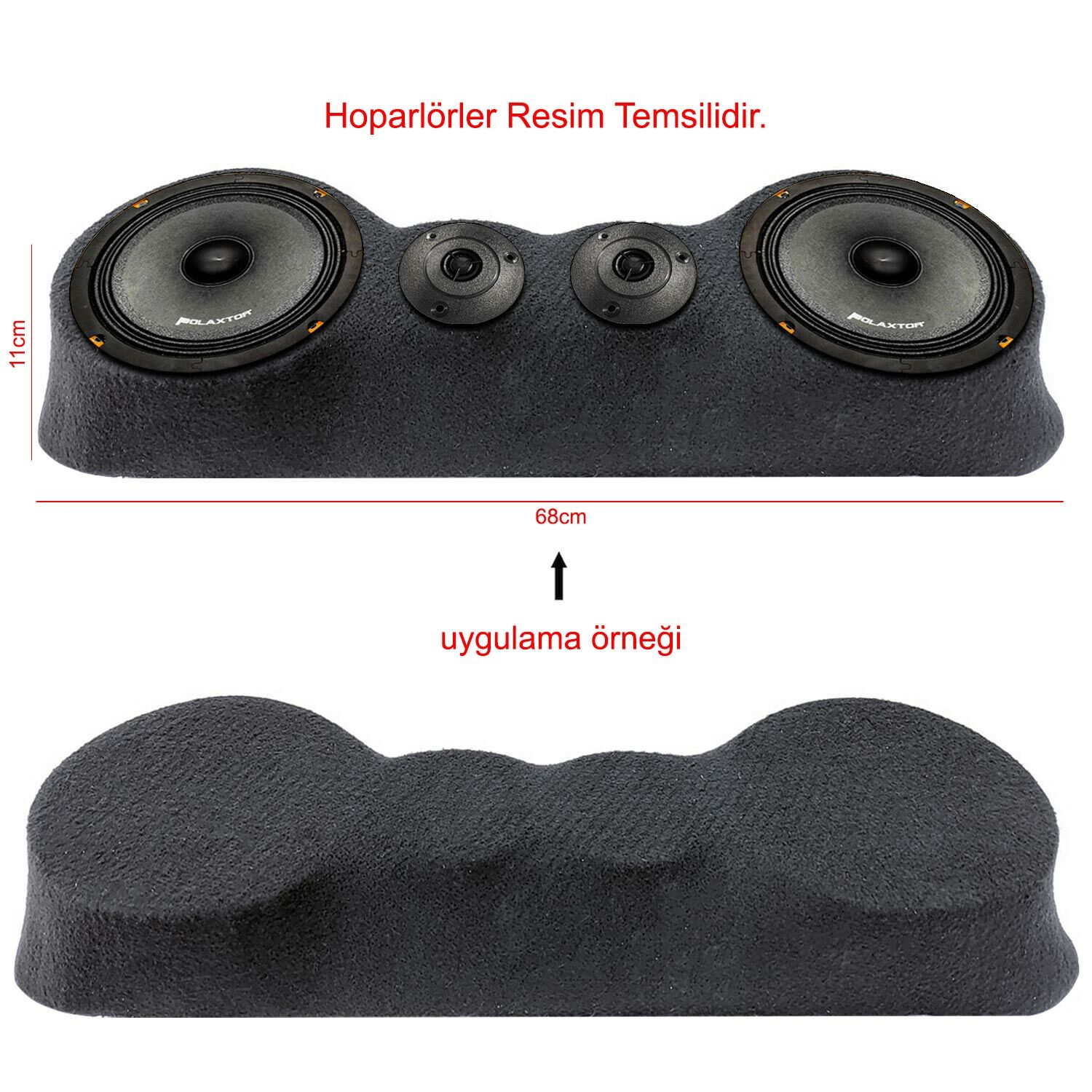 BOŞ KABİN 16CM HOPARLÖR 10CM TWEETER YUVALI İKİLİ SET