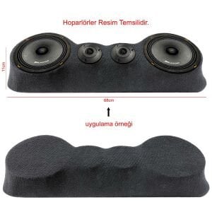 BOŞ KABİN 16CM HOPARLÖR 10CM TWEETER YUVALI İKİLİ SET