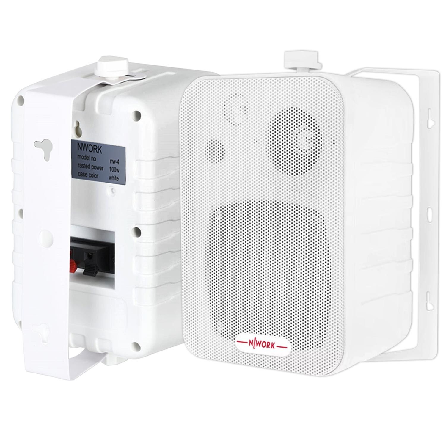SÜTUN HOPARLÖR 12CM 100W BEYAZ (2 ADET) NWORK NW-4