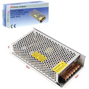 ADAPTÖR 12V 10A METAL KASA MRW-120-12