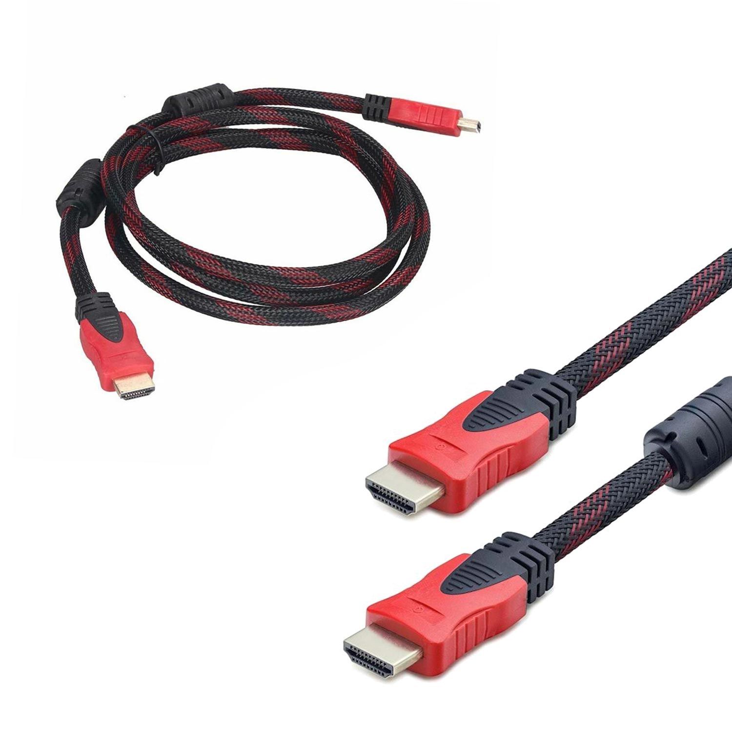 HDMI KABLOSU GOLD 1.4V 3D 4K ÖRGÜLÜ FİLTRELİ 1.5MT POLAXTOR