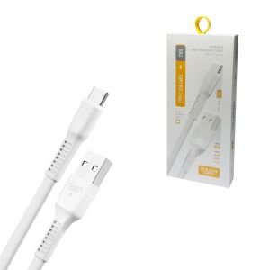 ŞARJ KABLO TYPE-C 2A BEYAZ 100CM POWERWAY TY-01