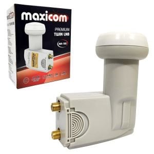 LNB İKİLİ (TWİN) GOLD 0.1DB 3D 4K MAXİCOM MA-102