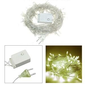 DEKORATİF ŞERİT LED LAMBASI 10MT 100 LEDLİ 220V SARI GOLD ORION GO-007