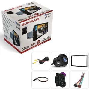SUNPLUS SP-500 Tofaş Double Teyp 7 İnç 4X55 Watt Mirrorlink