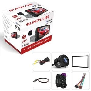 SUNPLUS SP-700 Tofaş Double Teyp 7 İnç 4X55 Watt Mirrorlink