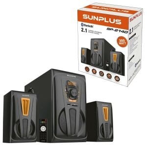 SES SİSTEMİ 2+1 BLUETOOTH USB/SD/FM 300W KUMANDA SUNPLUS SP-2140